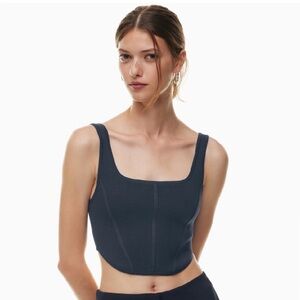 Aritzia Babaton Sculpt Knit Bustier Tank